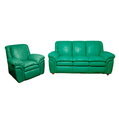 Комплект м'яких меблів Boston зелений - фото