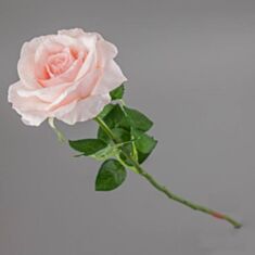 Штучна квітка Троянда 011FR-9/pink 63 см - фото