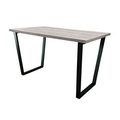 Стол обеденный Металл-Дизайн Бинго Лайт 115*75 см аляска/черный - фото