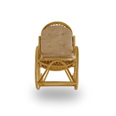 Кресло-качалка с подушкой Calamus Rotan 0504 мед - фото
