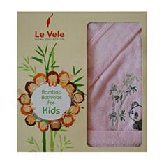 Халат детский Le Vele Bamboo for kids розовый - фото