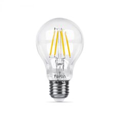 Лампа світлодіодна Feron Filam LB-57 A60 230V 6W E27 4000K - фото