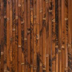 Бамбукові шпалери черепахові 12838 2,5 м 17 мм темні - фото