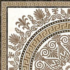 Плитка Golden Tile Meander Rosette бежевый 2А1810 40x40 - фото