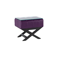 Столик до ліжка DLS Рубенс фіолетовий - фото