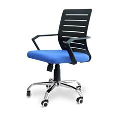 Кресло офисное Goodwin Script black-blue - фото