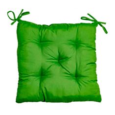 Подушка на стілець Прованс Фібра 40*40 см зелена - фото