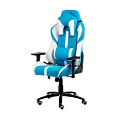 Крісло для геймерів Special4You ExtremeRace light blue/white Е6064 - фото