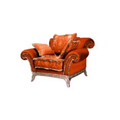 Кресло Трафальгар оранжевый - фото