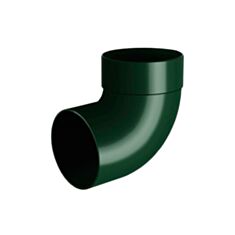 Отвод трубы Rainway одномуфтовый 87° 100 мм зеленый - фото