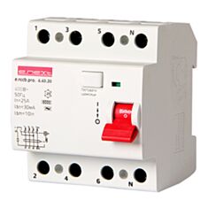 Выключатель дифференциального тока E.NEXT e.rccb.pro.4.40.30 4P C 40 А 30 мА - фото