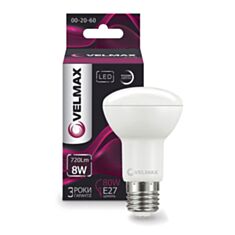 Лампа светодиодная Velmax LED 21-15-32 V-R63 8W E27 4100K 720Lm - фото