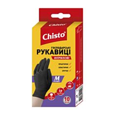 Перчатки нитриловые Chisto M 10 шт - фото