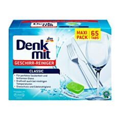 Таблетки для посудомийних машин Denkmit Classic 65 шт - фото
