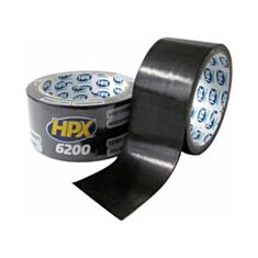 Лента армированная HPX CB5010 50 мм*10 м черная - фото