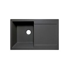 Кухонная мойка Adamant Plana 03 77,5*50 см черная - фото