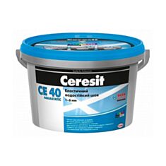 Фуга Ceresit CE 40 Aquastatic еластична 40 жасмин 2 кг - фото