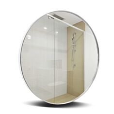 Зеркало Studio Glass Ark Royal White Iron Mirror 60*60 см - фото