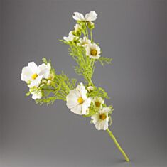 Искусственный цветок Elisey Космея 014F/white 78 см - фото