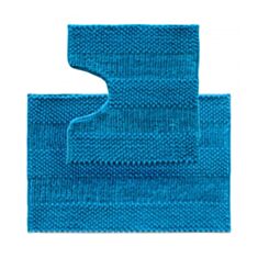 Набір килимків для ванної та туалету Dariana Матрас блакитний - фото