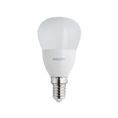 Лампа светодиодная Philips LED lustre 827 P45NDFR RCA 6,5W E14 2700K - фото