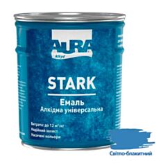 Емаль алкідна Aura Stark універсальна 42 світло-блакитна 0,9 кг - фото