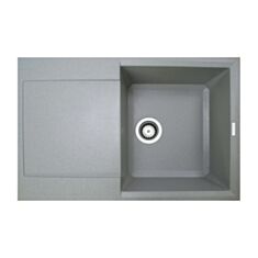 Кухонна мийка Adamant Horizon 09 79*50 см світло-сіра - фото