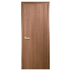 Міжкімнатні двері Новий стиль Ріна ПВХ делюкс 700 мм глухі золота вільха Р1 - фото