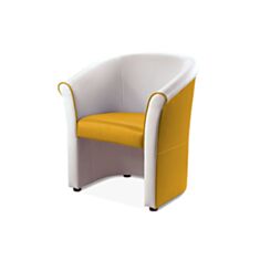 Кресло DLS Шелл желтое - фото