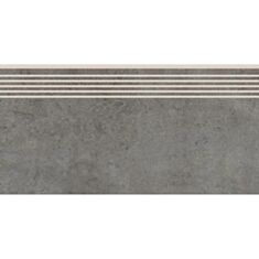 Плитка Cersanit Highbrook Grey плінтус 7*59,8 см сірий - фото