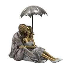 Фигурка декоративная Art-pol Пара с зонтиком 114352 17*18*13,5 см - фото