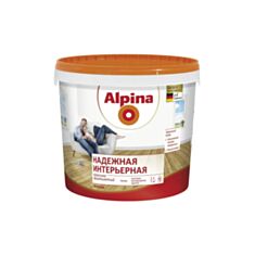 Интерьерная краска латексная Alpina Надежная белая 1 л - фото