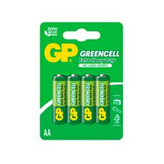 Батарейка GP GREENCELL 15G-2UE4 R6 AA 1,5V 4 шт - фото