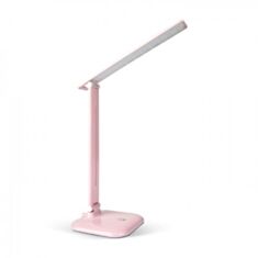 Настольная лампа Feron DE1725 LED 9W розовая - фото