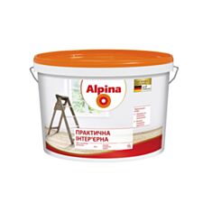 Интерьерная краска акриловая Alpina Практическая белая 3,5 кг - фото