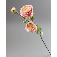 Штучна квітка Ранункулус 091F/pink 73см - фото