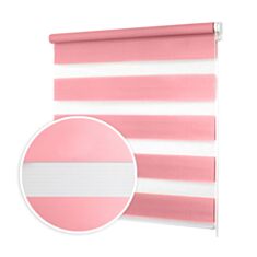 Ролета на вікно Деко-Сіті Міні День-ніч 39013043 43*170 см рожева - фото