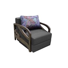 Кресло-кровать ОР-4Б серое - фото