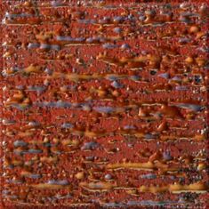 Плитка Imola Xeno Lyman 10R1 декор 10*10 см червона - фото