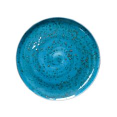 Тарілка Manna ceramics Тіффані 2026 26 см синя - фото