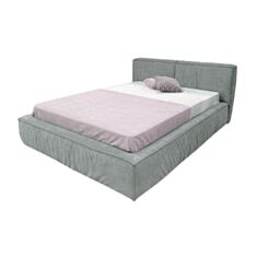 Ліжко Lareto Rette світло-сіре - фото