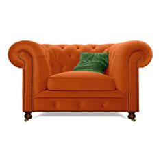Кресло Злата мебель Оксфорд оранжевое - фото