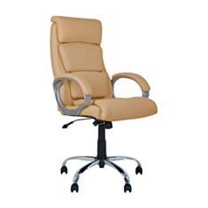 Кресло для руководителей Nowy Styl Delta Eco-01 Anyfix CHR68 P кофейное - фото