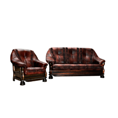Комплект мягкой мебели Bourgogne коричневый - фото