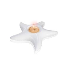 Підсвічник декоративний зірка ETERNA SE406-18 білий - фото