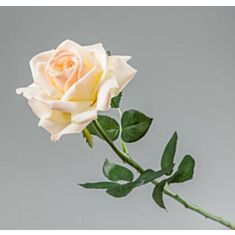 Искусственный цветок Роза силиконовая 001FR-5/peach 65см - фото
