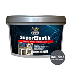 Фарба гумова універсальна Dufa SuperElastik RAL 7024 сірий графіт 1,2 кг - фото
