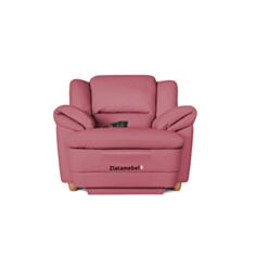 Кресло-реклайнер Бавария розовое - фото