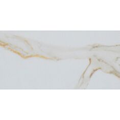 Керамограніт Атем Aurora Gold Pol 60*120 см білий - фото