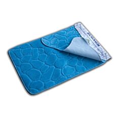 Набір килимків для ванної та туалету Економ блакитний - фото